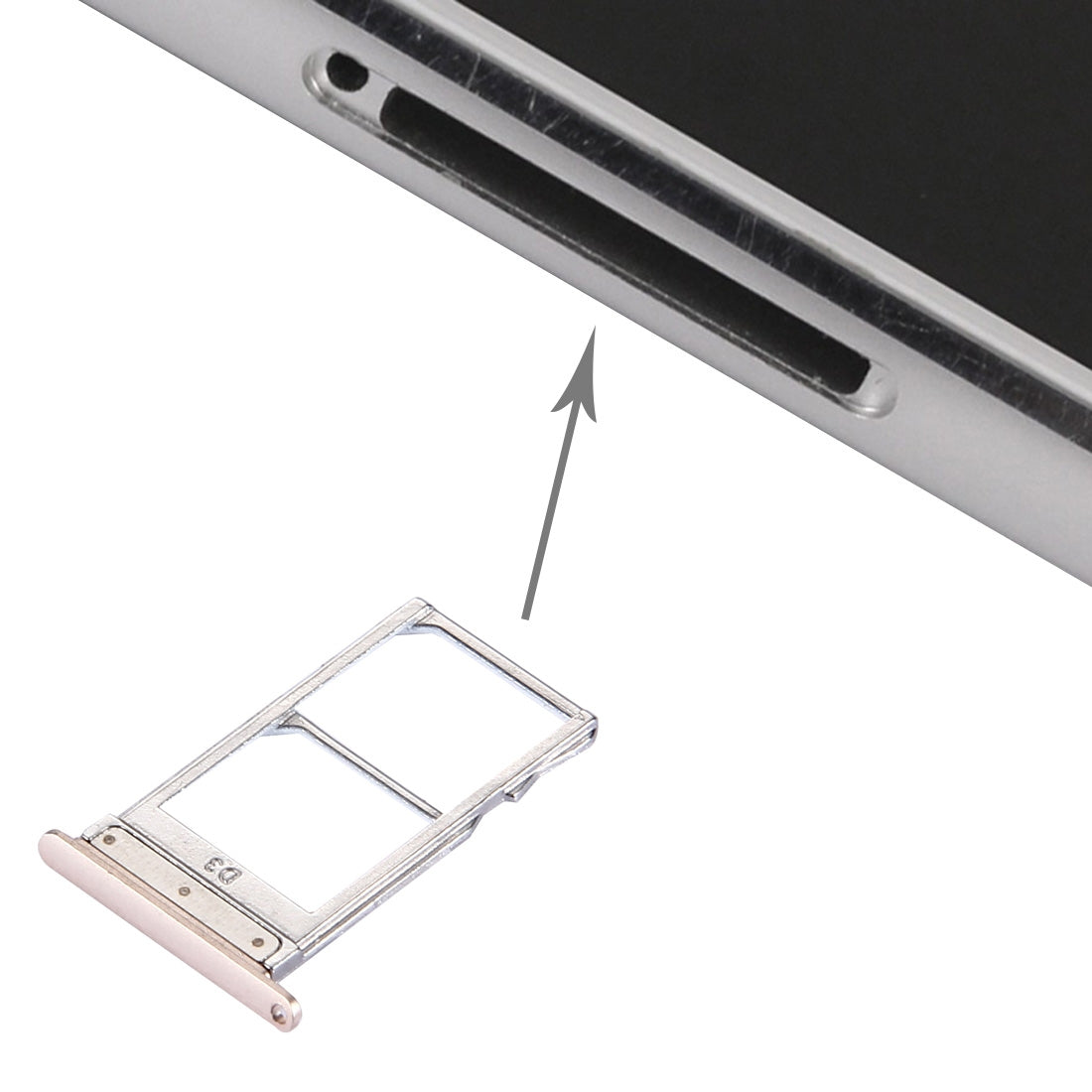 For Meizu MX5 SIM Card Tray (Gold)