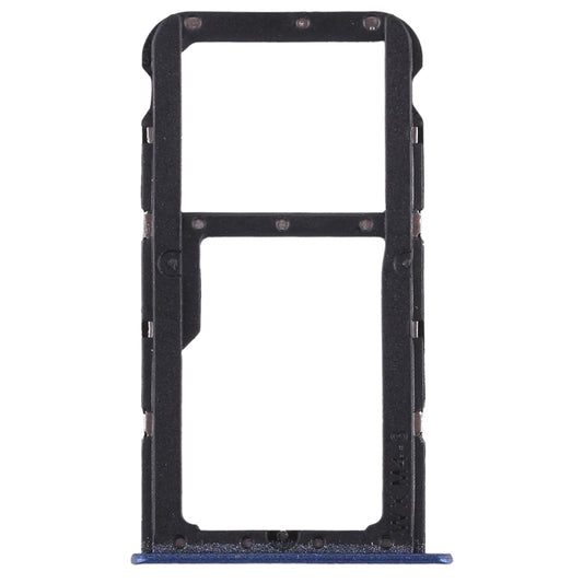 SIM Card Tray + SIM Card Tray / Micro SD Card Tray for Huawei Honor Play 7X (Blue)