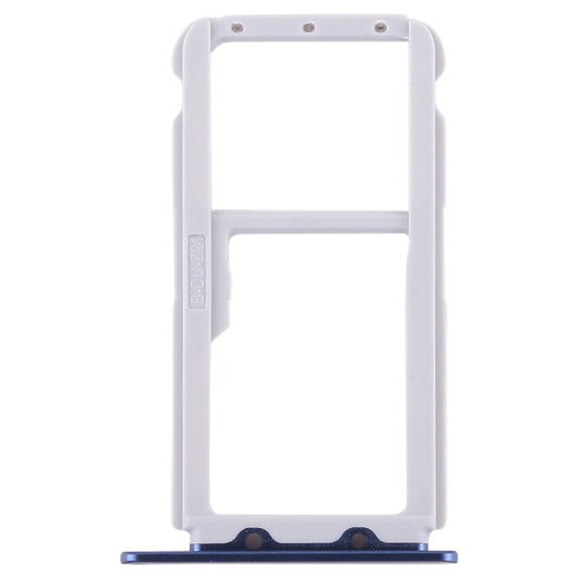 SIM Card Tray + SIM Card Tray / Micro SD Card Tray for Huawei Honor V9 (Blue)