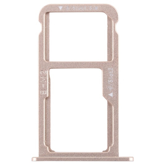 SIM Card Tray + SIM Card Tray / Micro SD Card for Huawei G9 Plus (Gold)