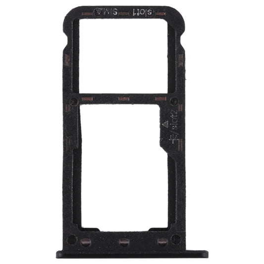 SIM Card Tray + SIM Card Tray / Micro SD Card for Huawei Enjoy 7 (Black)