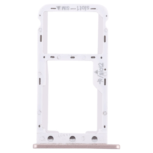 SIM Card Tray + SIM Card Tray / Micro SD Card for Huawei Enjoy 7 (Gold)