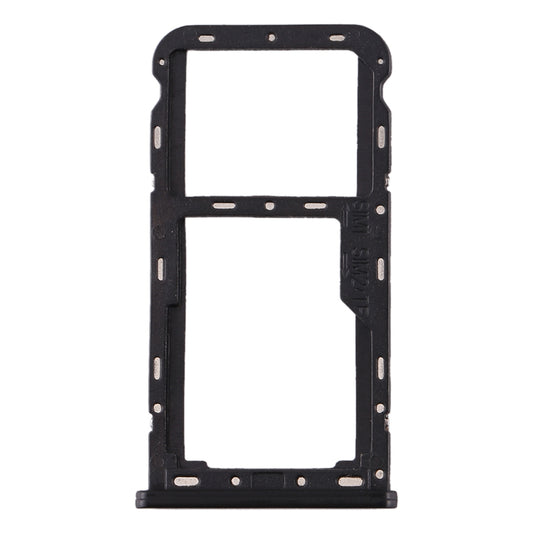 For Meizu M6T SIM Card Tray + SIM / Micro SD Card Tray (Black)