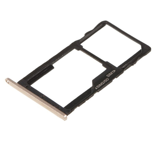 SIM Card Tray + SIM Card Tray / Micro SD Card Tray for Motorola Moto G5S(Gold)