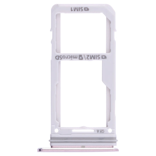 For Galaxy S8 / S8+ 2 SIM Card Tray / Micro SD Card Tray (Pink)