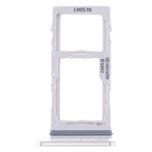 For Samsung Galaxy Note10+ SIM Card Tray + SIM Card Tray / Micro SD Card Tray (White)