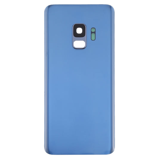 For Galaxy S9 Battery Back Cover with Camera Lens Frame (Blue)