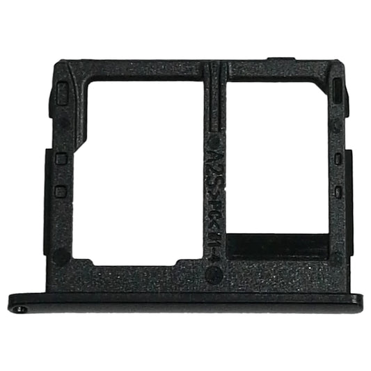 For Galaxy Tab A 8.0 / T380 / T385 SIM Card Tray + Micro SD Card Tray (Black)