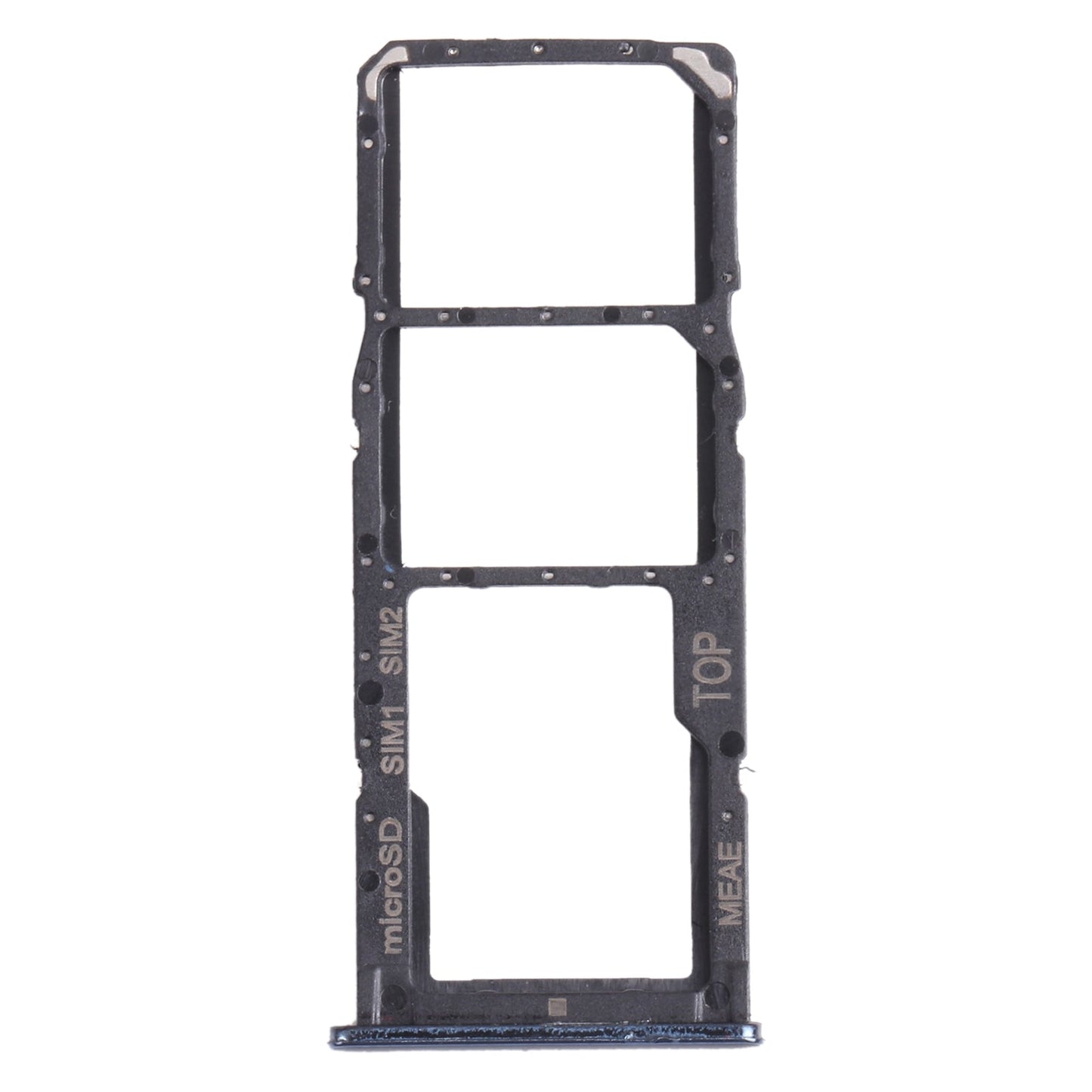 For Samsung Galaxy M51 SM-M515 SIM Card Tray + SIM Card Tray + Micro SD Card Tray (Black)