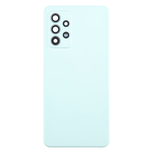 For Samsung Galaxy A52 5G / A52 4G Battery Back Cover with Camera Lens Frame(Green)