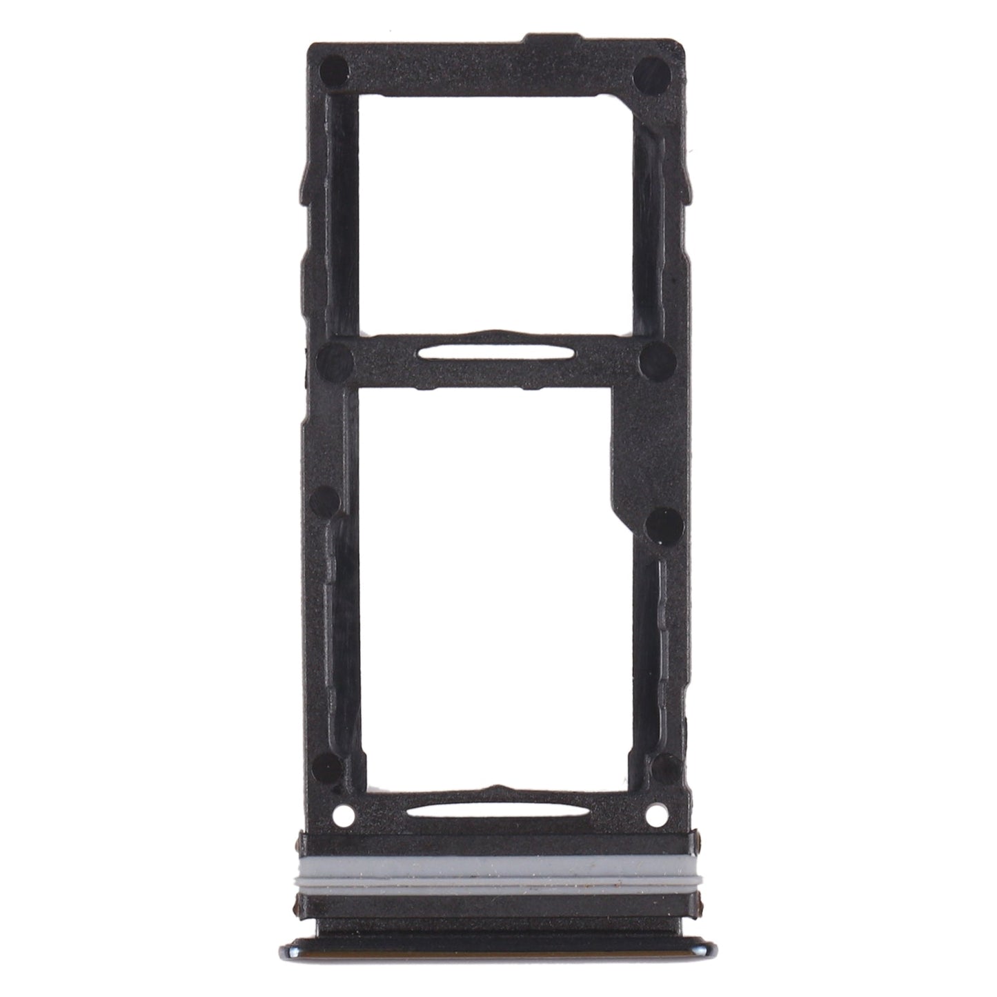 For Samsung Galaxy A52 SM-A525 SIM Card Tray + SIM Card Tray / Micro SD Card Tray (Black)