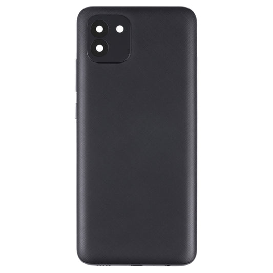 For Samsung Galaxy A03 SM-A035F Battery Back Cover (Black)
