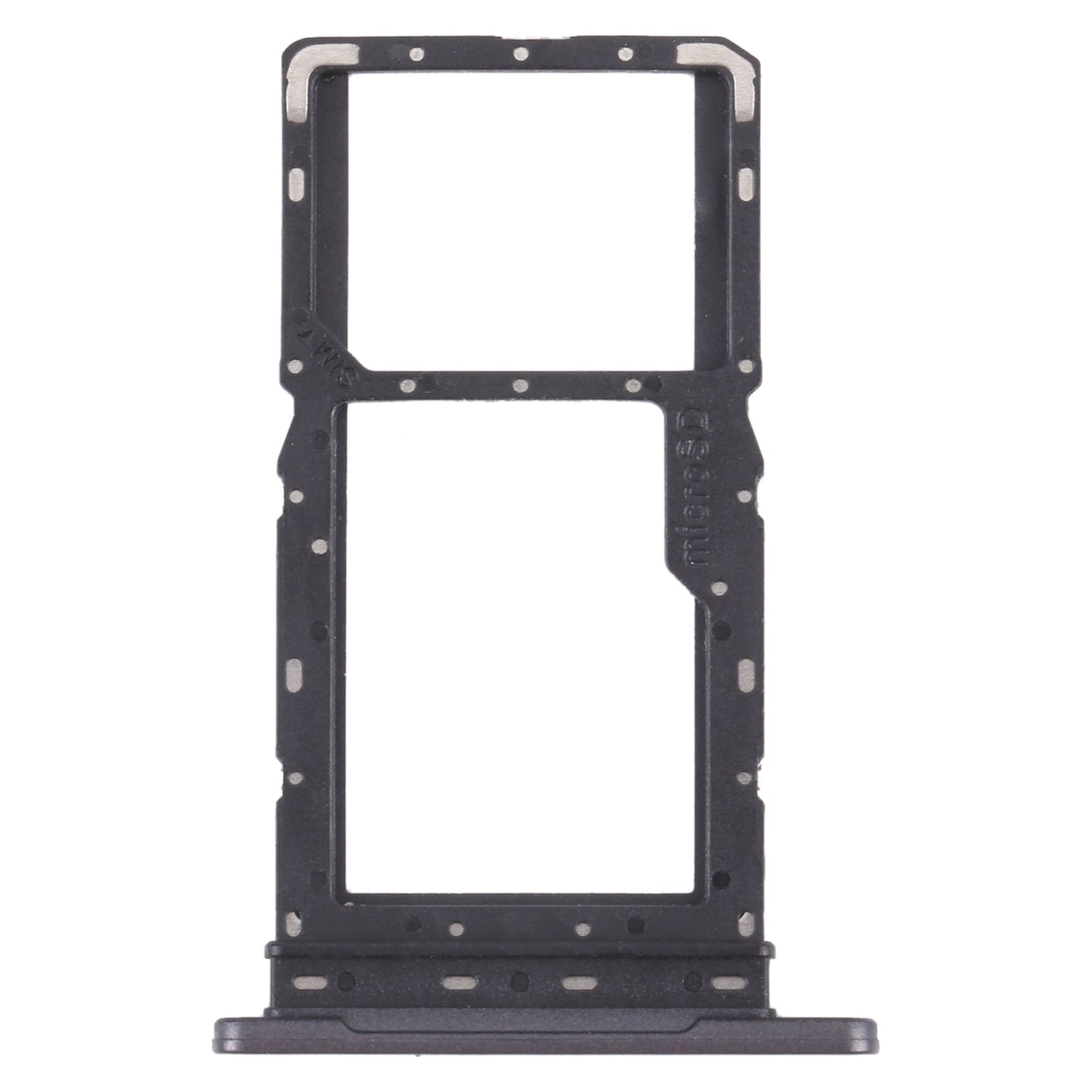 For Samsung Galaxy Tab A8 10.5 2021 SM-X200/X205 SIM Card Tray + SIM Card Tray / Micro SD Card Tray (Black)