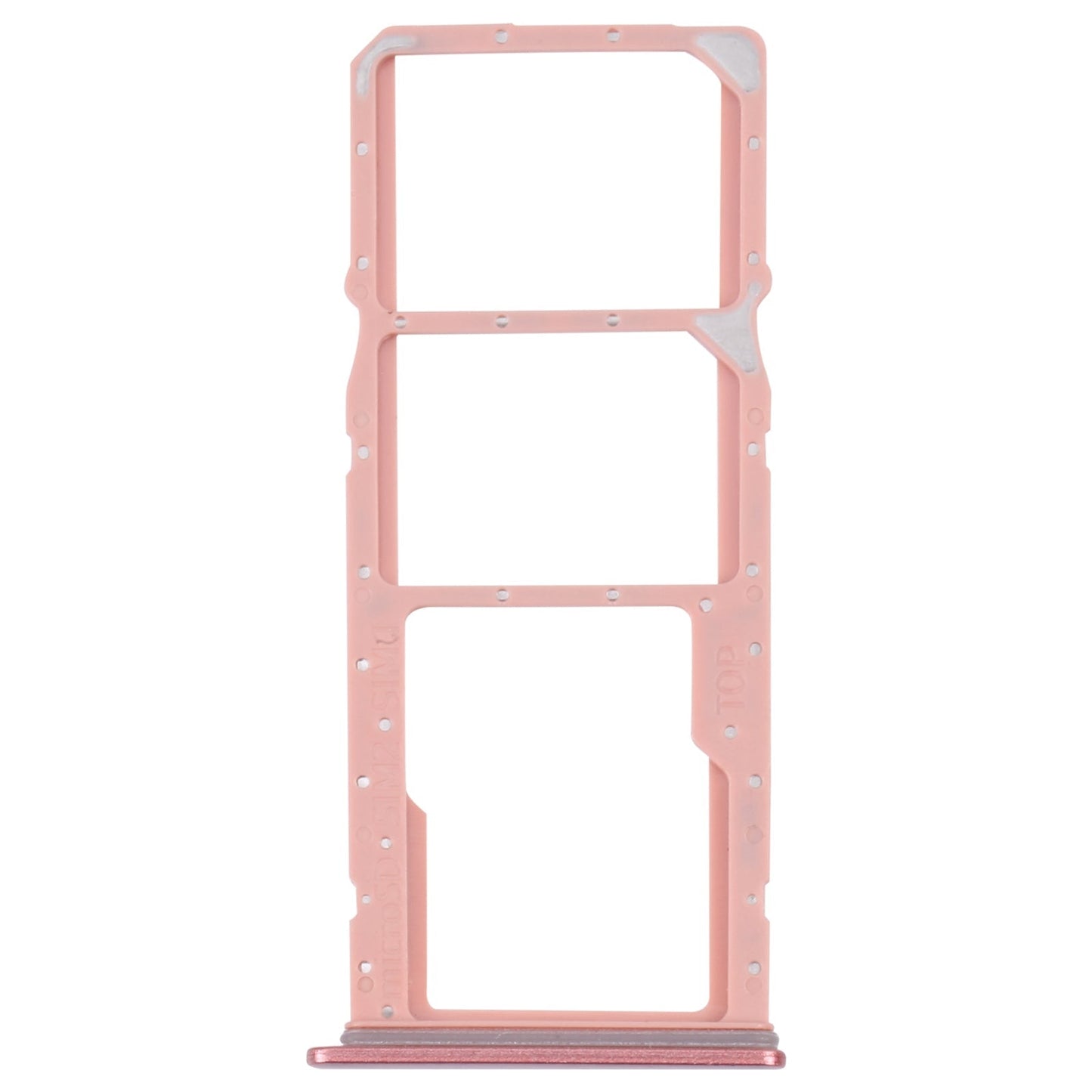 For Samsung Galaxy A04 Core SM-A042F Original SIM Card Tray + SIM Card Tray + Micro SD card tray(Rose Gold)