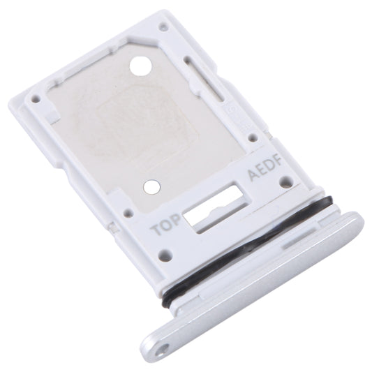 For Samsung Galaxy A54 SM-A546 Original SIM Card Tray + Micro SD Card Tray (Silver)