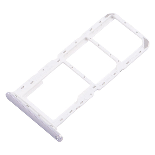 For Samsung Galaxy A14 5G SM-A146P Original SIM Card Tray + SIM Card Tray + Micro SD Card Tray (Silver)
