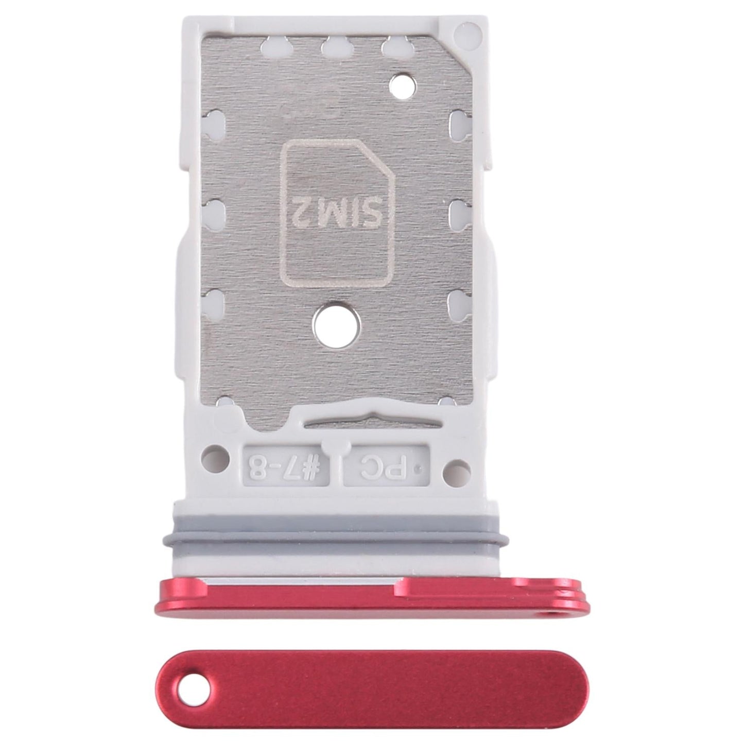 For Samsung Galaxy S25 / S25+ SM-S931/S936 Original SIM Card Tray + SIM Card Tray (Red)