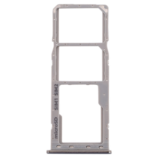 For Galaxy A20 A30 A50 SIM Card Tray + SIM Card Tray + Micro SD Card Tray (Grey)