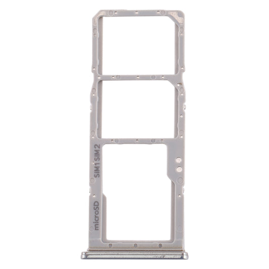 For Galaxy A70 SIM Card Tray + SIM Card Tray + Micro SD Card Tray (Grey)