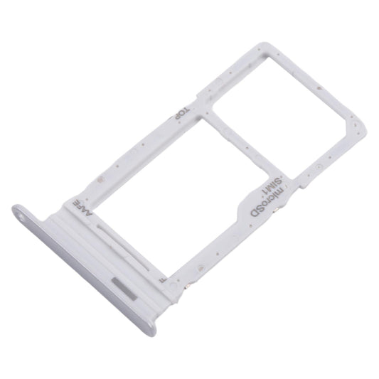 For Samsung Galaxy A16 SM-A165F Original SIM Card Tray + Micro SD Card Tray (Silver)