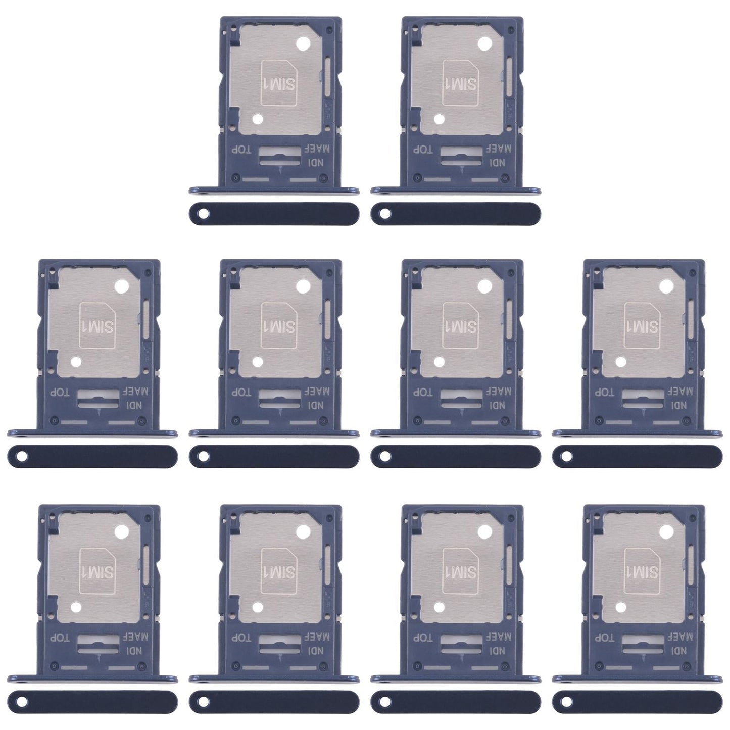 For Samsung Galaxy M35 5G SM-M356B 10pcs 10pcs Original SIM + SIM / Micro SD Card Tray (Black)