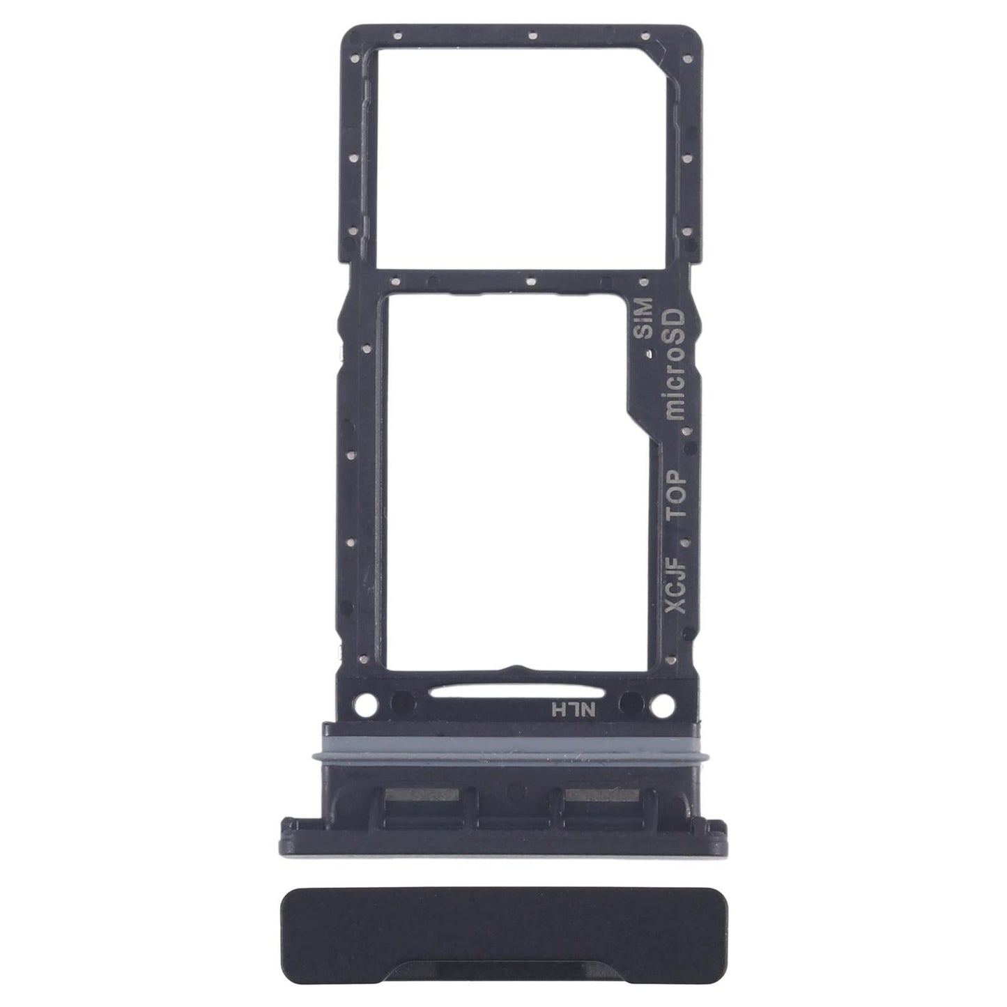 For Samsung Galaxy Tab Active5 5G SM-X306 Original SIM Card Tray + Micro SD Card Tray (Black)