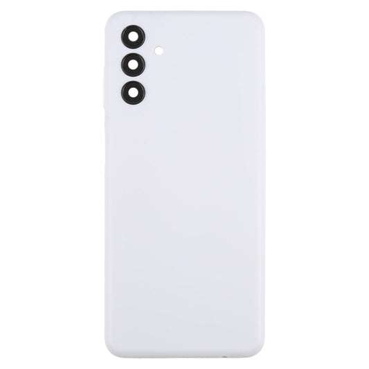 For Samsung Galaxy A04s SM-A047F Battery Back Cover with Camera Lens Frame(White)