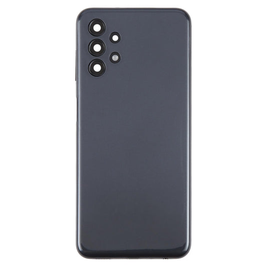 For Samsung Galaxy A13 SM-A135F Battery Back Cover with Camera Lens Frame(Black)