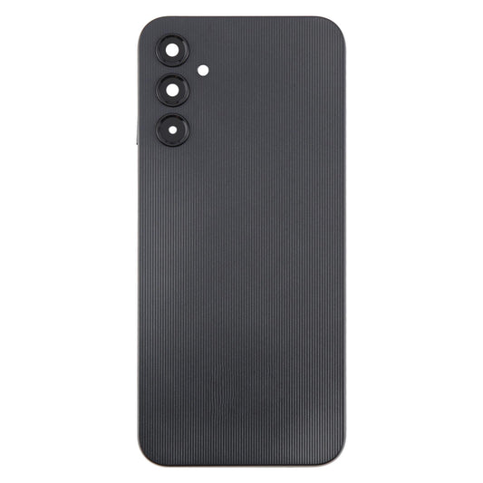 For Samsung Galaxy A14 SM-A145F Battery Back Cover with Camera Lens Frame(Black)
