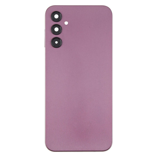 For Samsung Galaxy A14 SM-A145F Battery Back Cover with Camera Lens Frame(Purple)