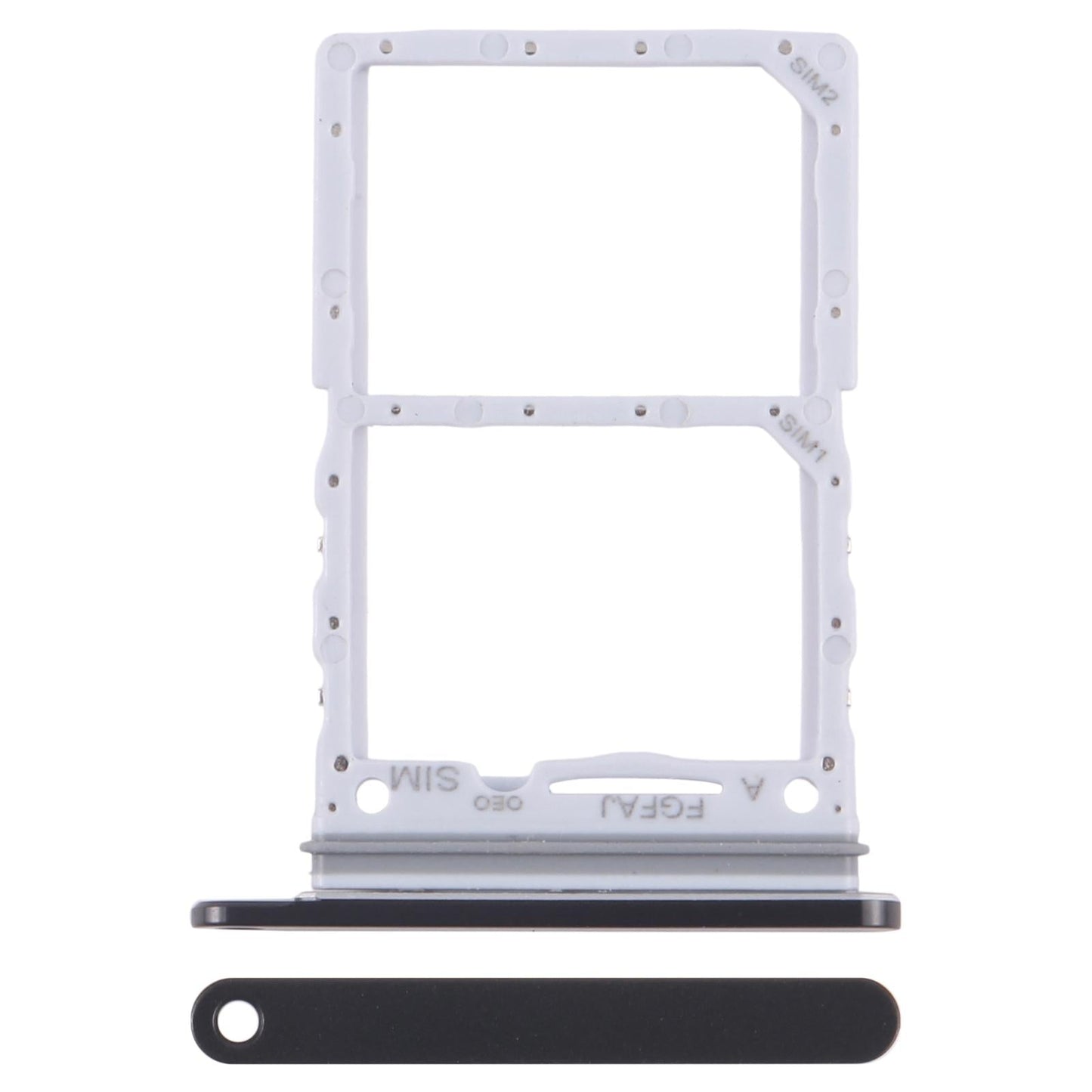 For Samsung Galaxy Z Flip7 FE SM-F761B Original SIM + SIM Card Tray (Black)