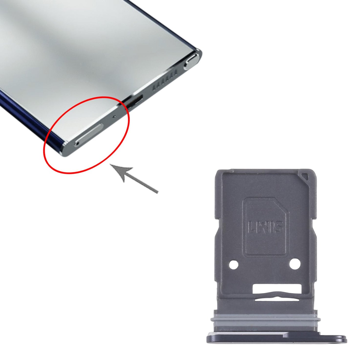 For Samsung Galaxy S26 Ultra SM-S948B Original SIM Card Tray (Black)
