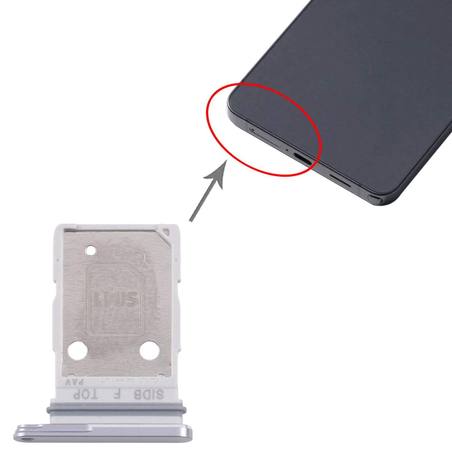 For Samsung Galaxy S26 SM-S942B Original SIM + SIM Card Tray (Grey)