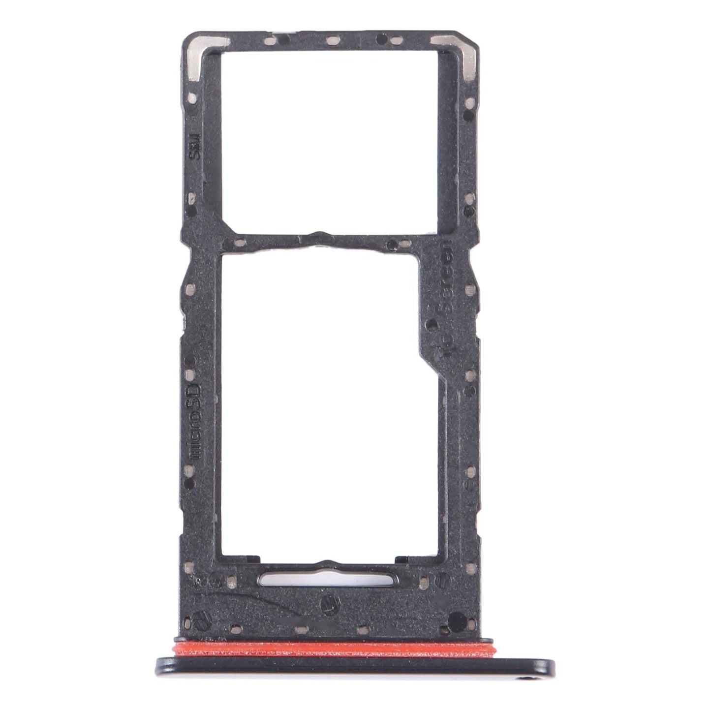 For Samsung Galaxy A14 5G SM-A146U Original SIM Card Tray + Micro SD Card Tray (Black)