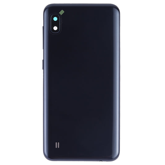 For Galaxy A10 SM-A105F/DS, SM-A105G/DS Battery Back Cover with Camera Lens Frame & Side Keys (Black)