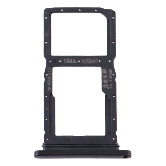 SIM Card Tray + SIM Card Tray / Micro SD Card Tray for Huawei Y9s 2020 (Black)