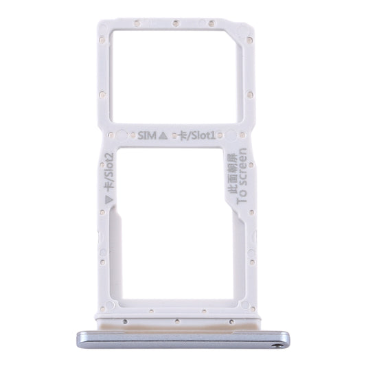 SIM Card Tray + SIM Card Tray / Micro SD Card Tray for Huawei Y9s 2020 (Silver)