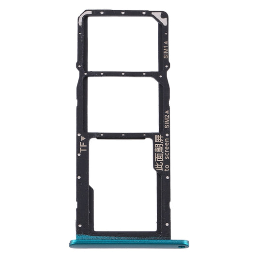 SIM Card Tray + SIM Card Tray + Micro SD Card Tray for Huawei Y6s (2020) (Green)