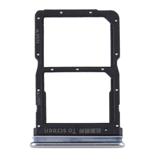 SIM Card Tray + SIM Card Tray for Huawei Honor 30 Youth (Silver)