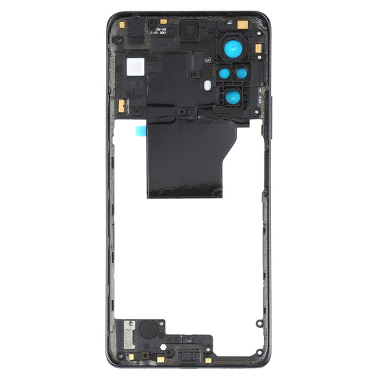 Original Middle Frame Bezel Plate for Xiaomi Redmi Note 10 Pro Max / Redmi Note 10 Pro / Redmi Note 10 Pro (India) M2101K6P M2101K6G M2101K6I(Black)