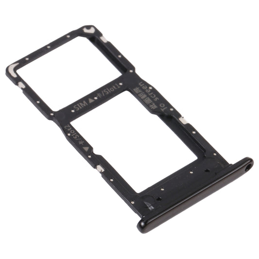 SIM Card Tray + SIM Card Tray / Micro SD Card Tray for Honor 9S (Black)