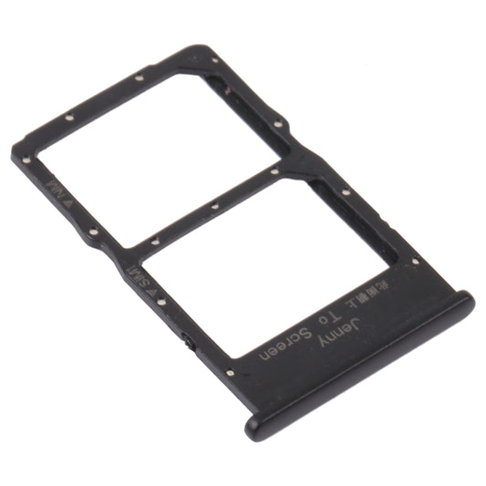 SIM Card Tray + NM Card Tray for Huawei Nova 7i (Black)
