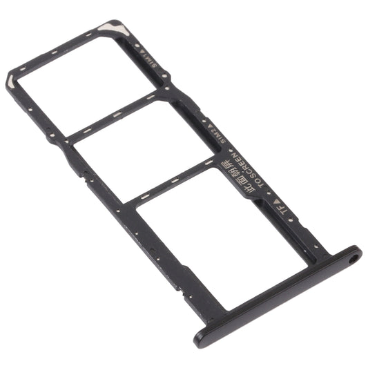 SIM Card Tray + SIM Card Tray + Micro SD Card Tray for Honor 8S (Black)