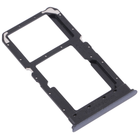 For OPPO K7X / Realme V5 / Realme Q2 PERM00 SIM Card Tray + SIM Card Tray / Micro SD Card Tray (Black)
