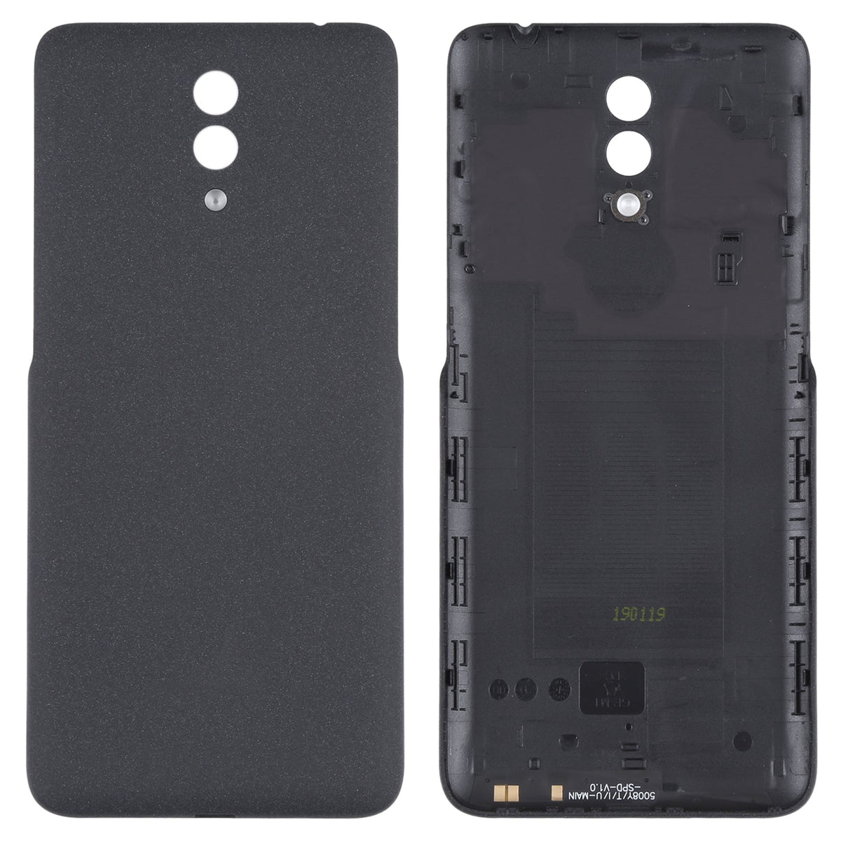 For Alcatel 1x (2019) 5008 Battery Back Cover (Black)