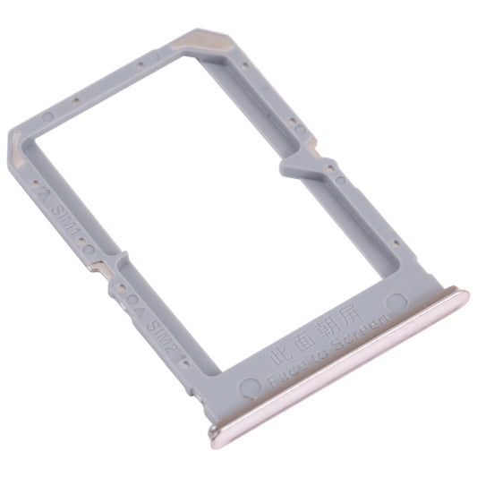 For OPPO Reno5 5G / Find X3 Lite PEGM00 PEGT00 CPH2145 SIM Card Tray + SIM Card Tray(Gold)