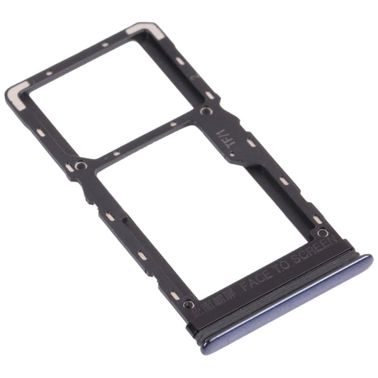 SIM Card Tray + Micro SD Card Tray for Xiaomi Poco X3 Pro M2102J20SG M2102J20SI (Black)