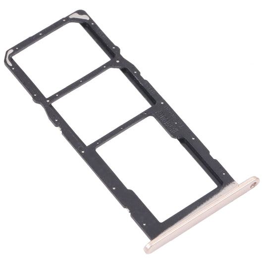 SIM Card Tray + SIM Card Tray + Micro SD Card Tray for Honor 20e (Gold)