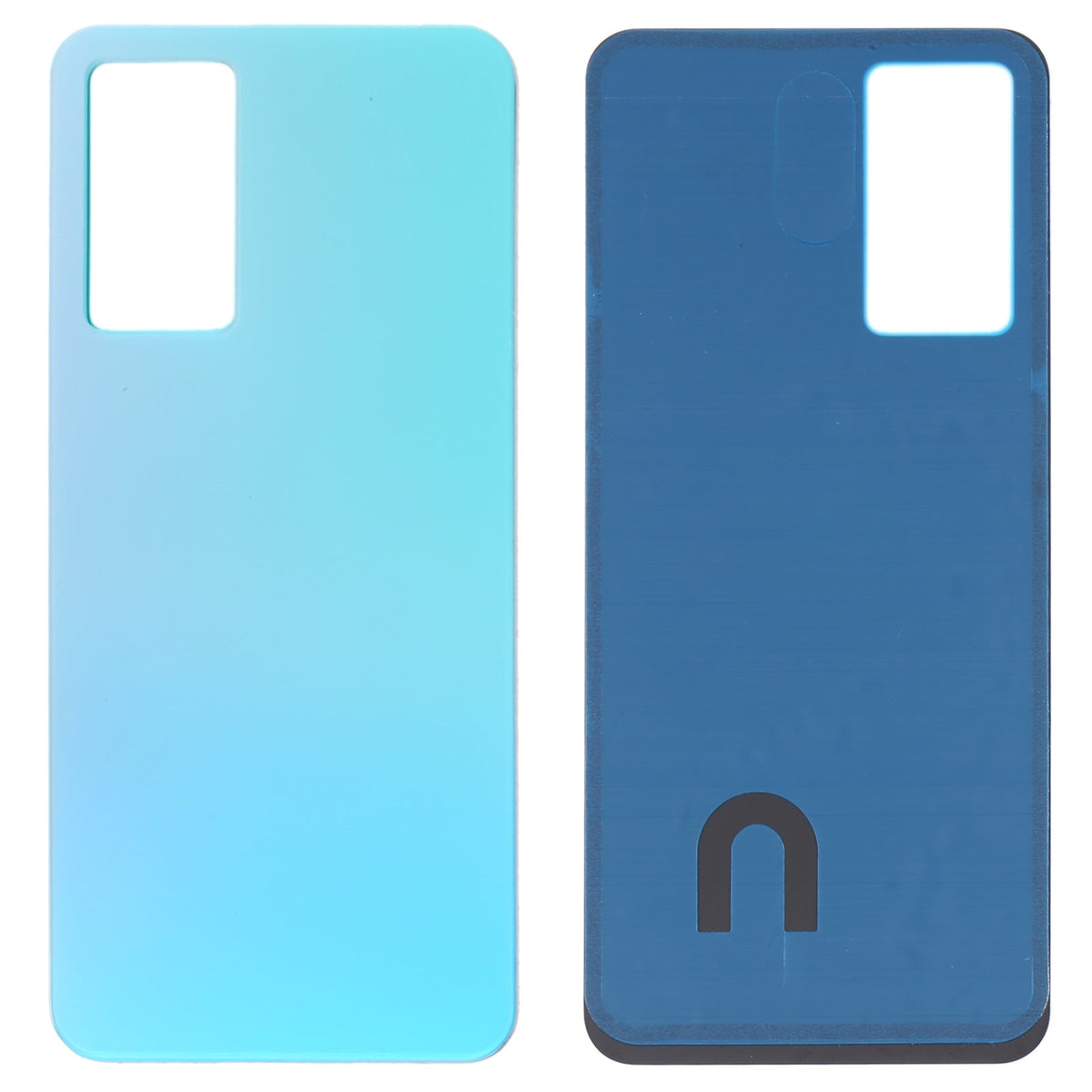 For vivo Y75 4G 2022/V23e Glass Battery Back Cover (Green)