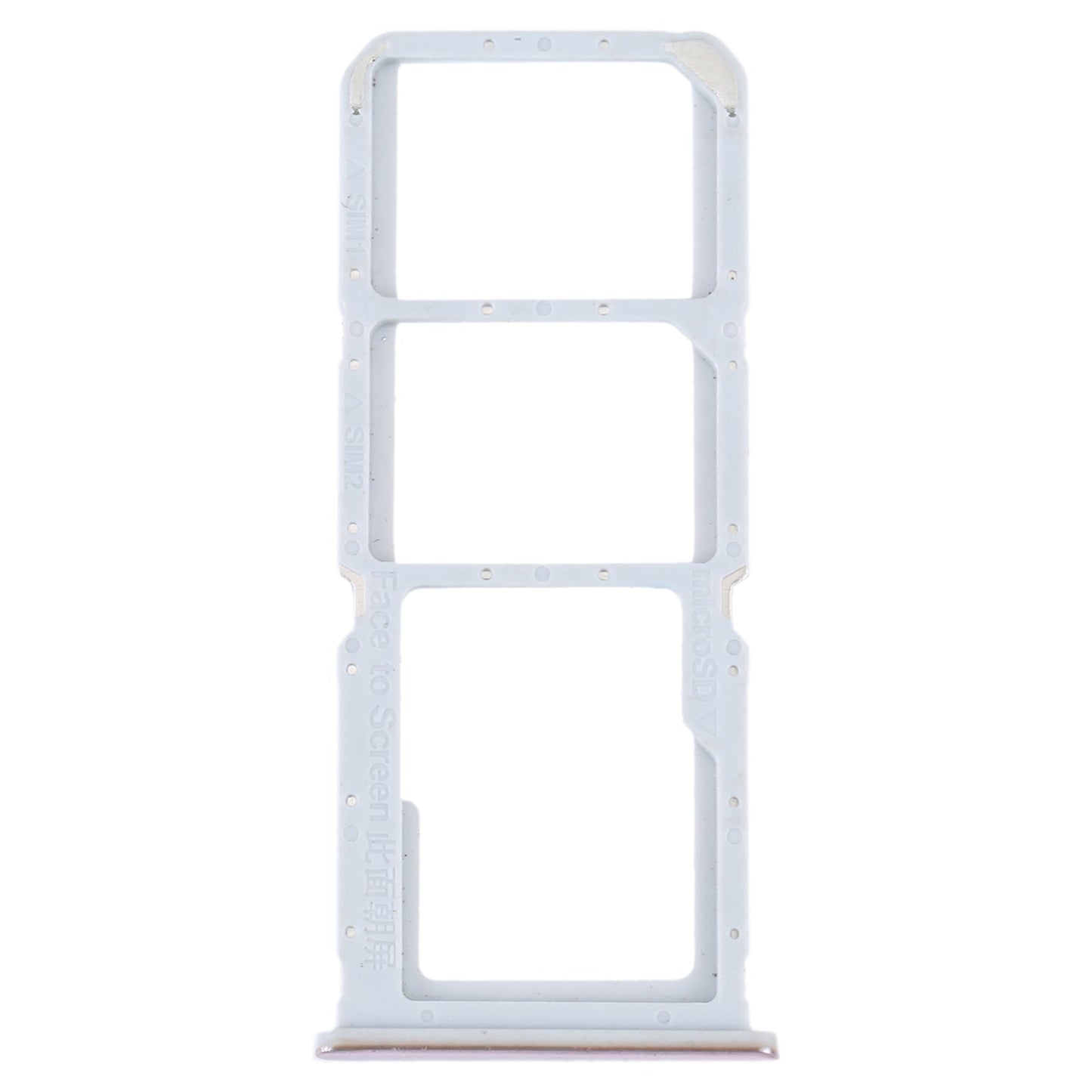 For OPPO A55 5G / A53S 5G SIM Card Tray + SIM Card Tray + Micro SD Card Tray (Gold)